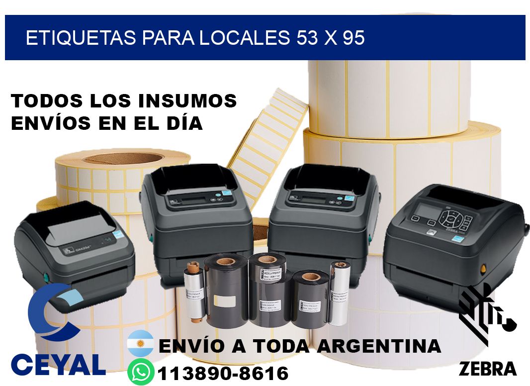 ETIQUETAS PARA LOCALES 53 x 95