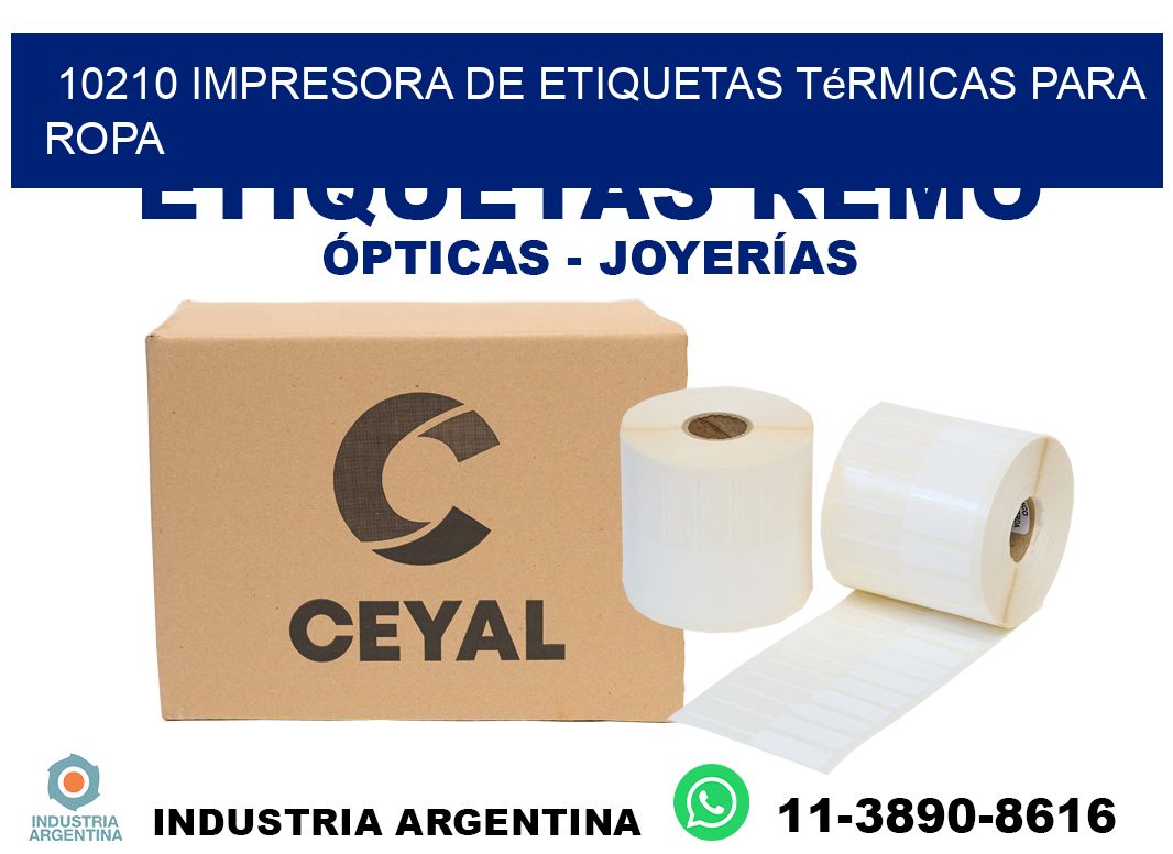 10210 impresora de etiquetas térmicas para ropa