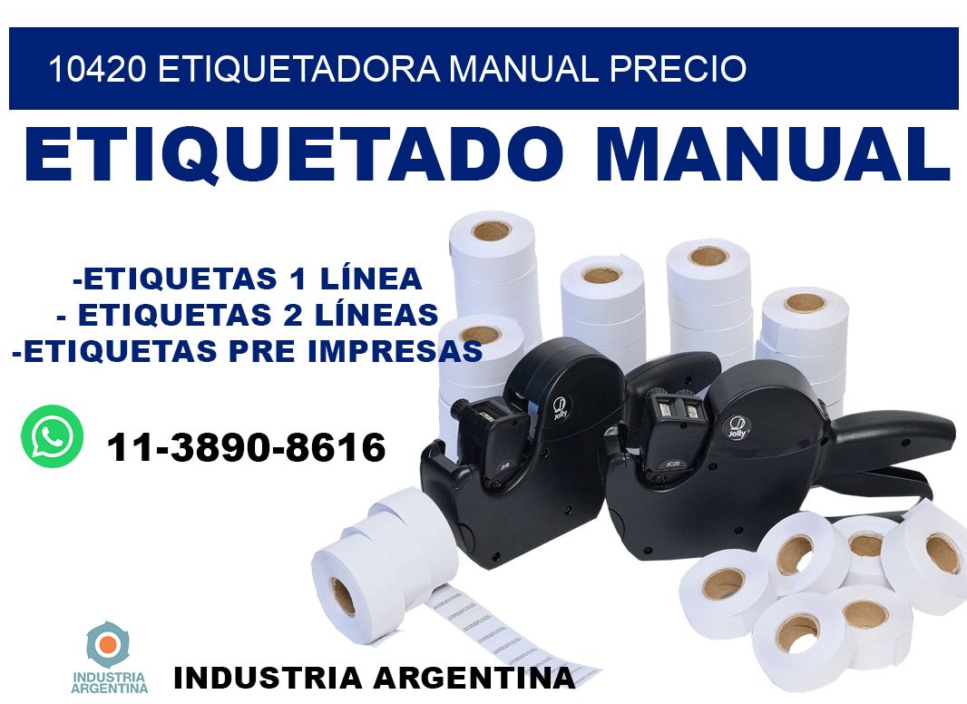 10420 etiquetadora manual precio