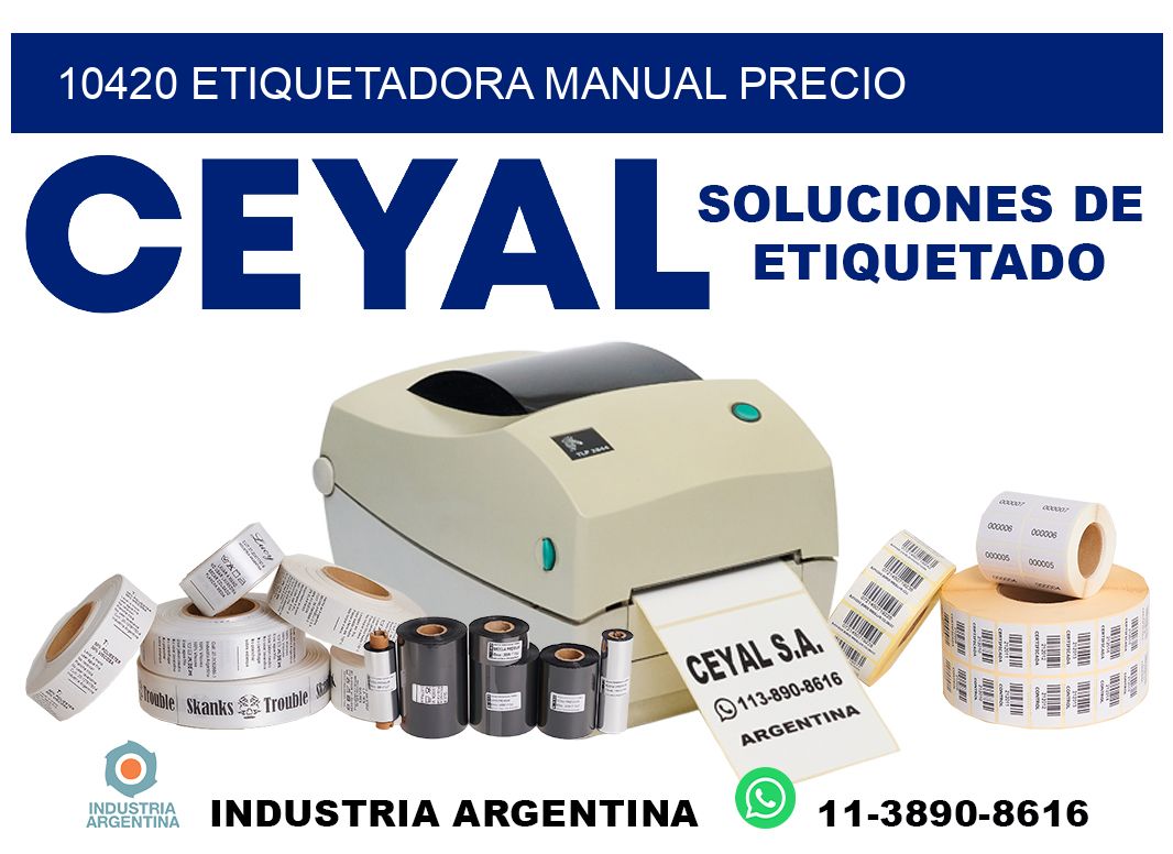 10420 etiquetadora manual precio