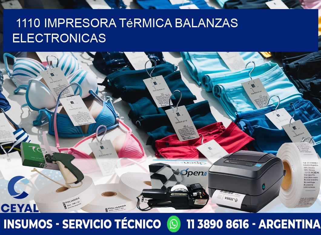 1110 impresora térmica balanzas electronicas