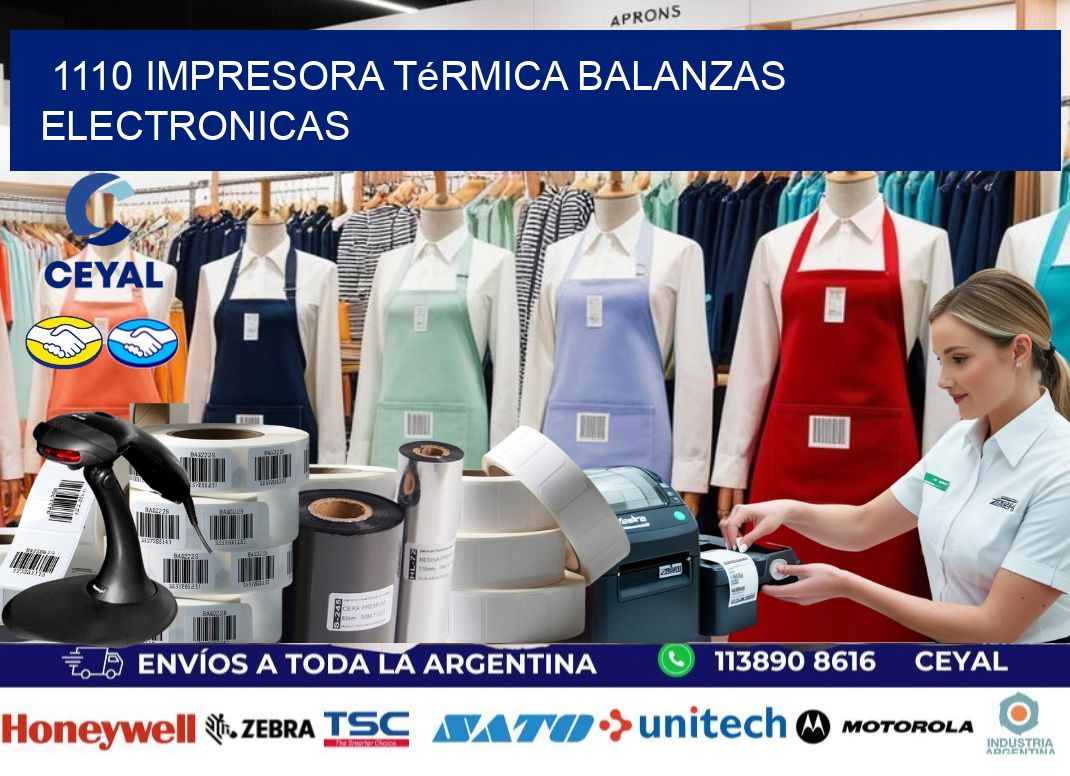 1110 impresora térmica balanzas electronicas