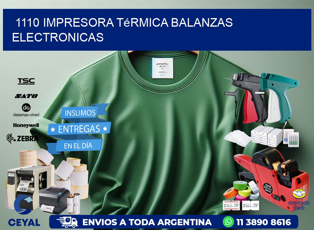 1110 impresora térmica balanzas electronicas