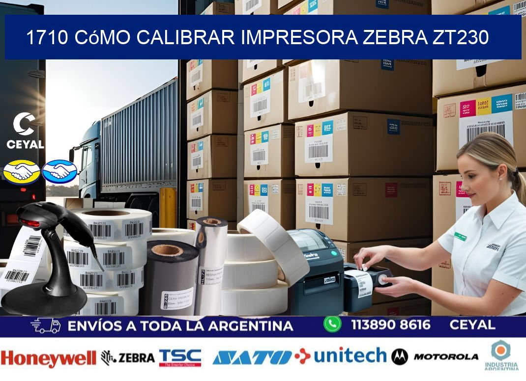 1710 cómo calibrar impresora zebra ZT230