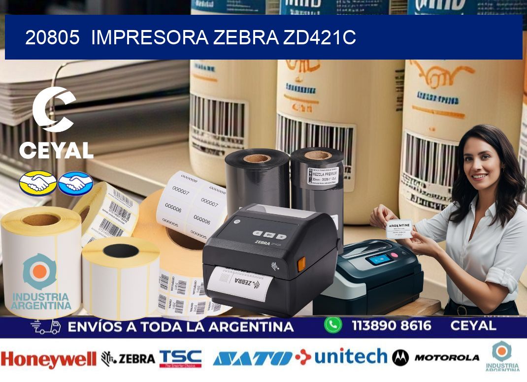 20805 Impresora Zebra zd421c