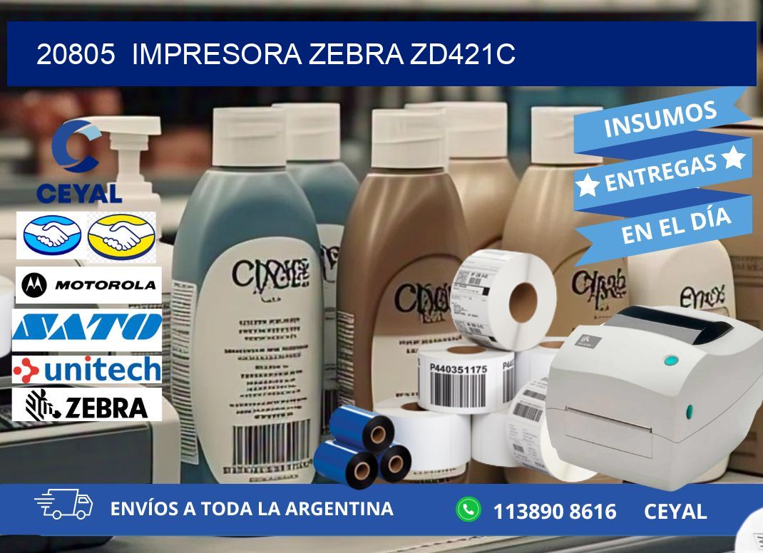 20805 Impresora Zebra zd421c