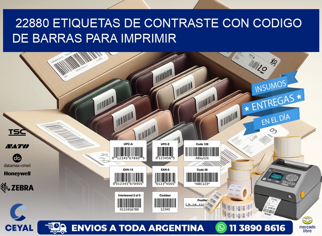 22880 etiquetas de contraste con codigo de barras para imprimir