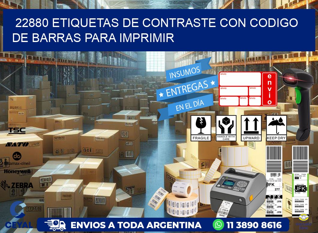 22880 etiquetas de contraste con codigo de barras para imprimir