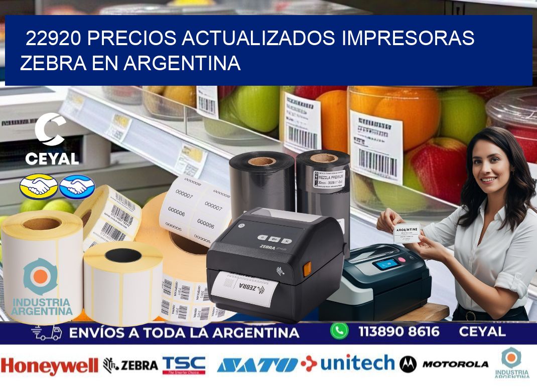 22920 precios actualizados impresoras zebra en argentina