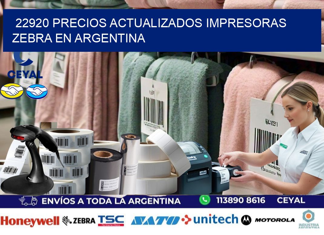 22920 precios actualizados impresoras zebra en argentina