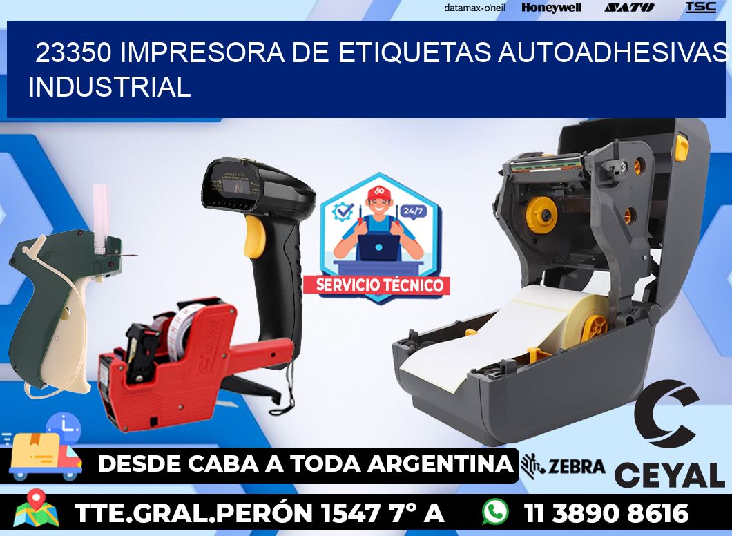 23350 Impresora de etiquetas autoadhesivas industrial