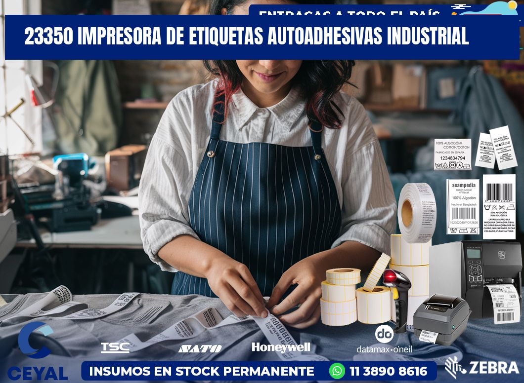 23350 Impresora de etiquetas autoadhesivas industrial