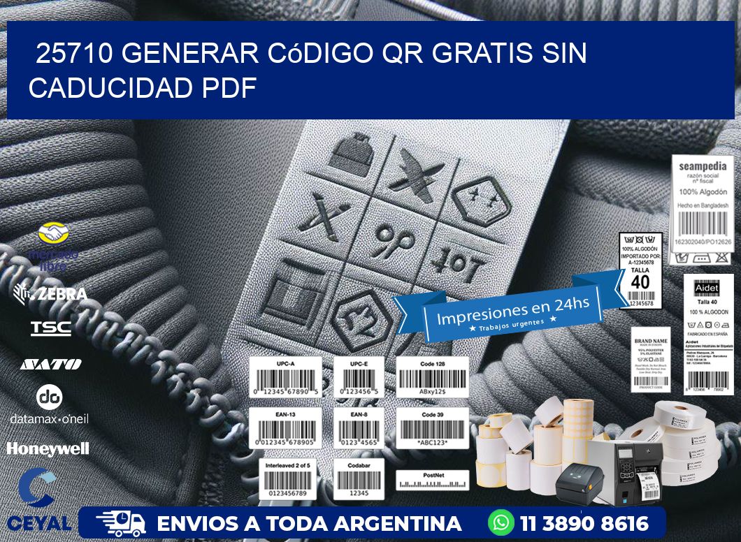 25710 Generar código QR gratis sin caducidad PDF