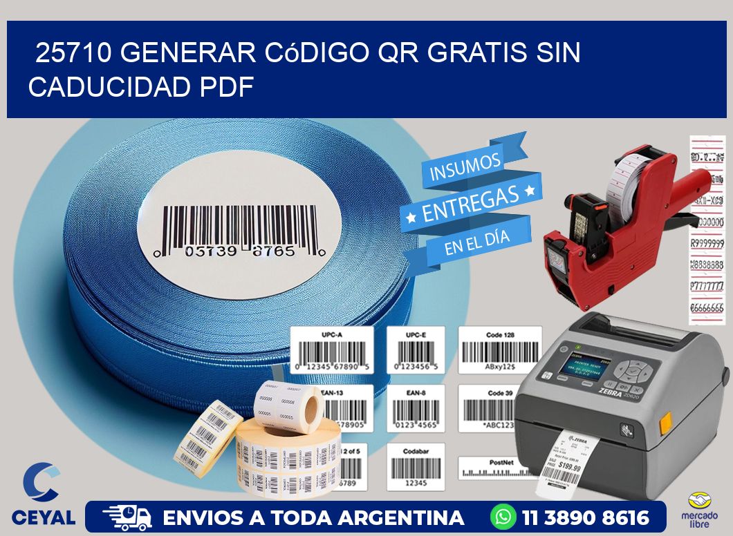 25710 Generar código QR gratis sin caducidad PDF