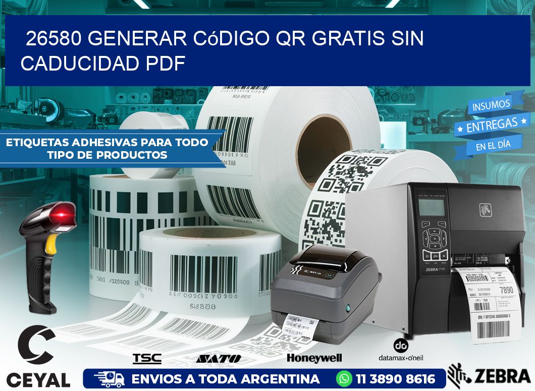 26580 Generar código QR gratis sin caducidad PDF