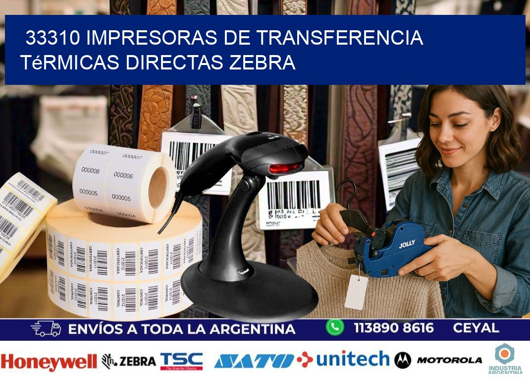 33310 impresoras de Transferencia térmicas directas zebra