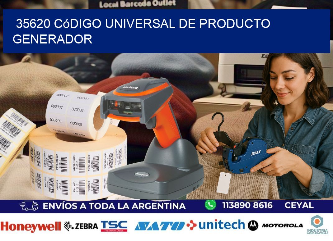 35620 Código universal de producto generador