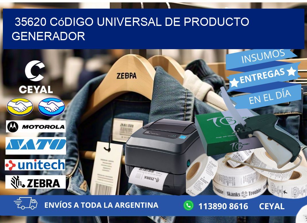 35620 Código universal de producto generador