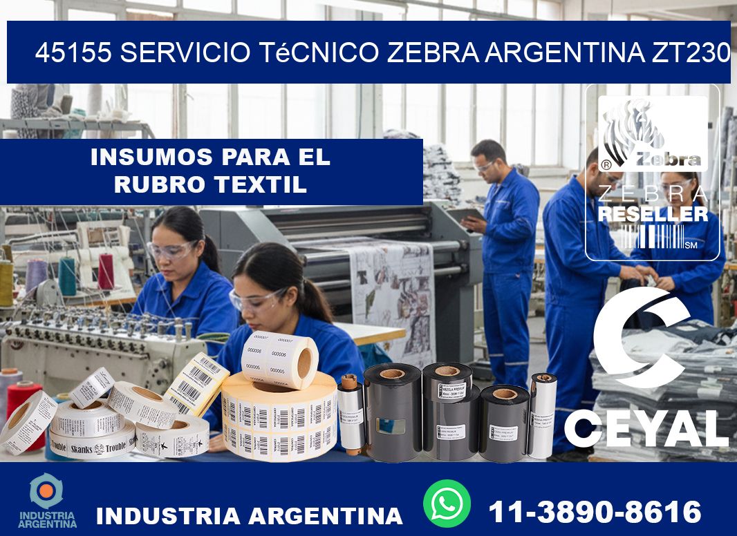 45155 servicio técnico zebra argentina ZT230