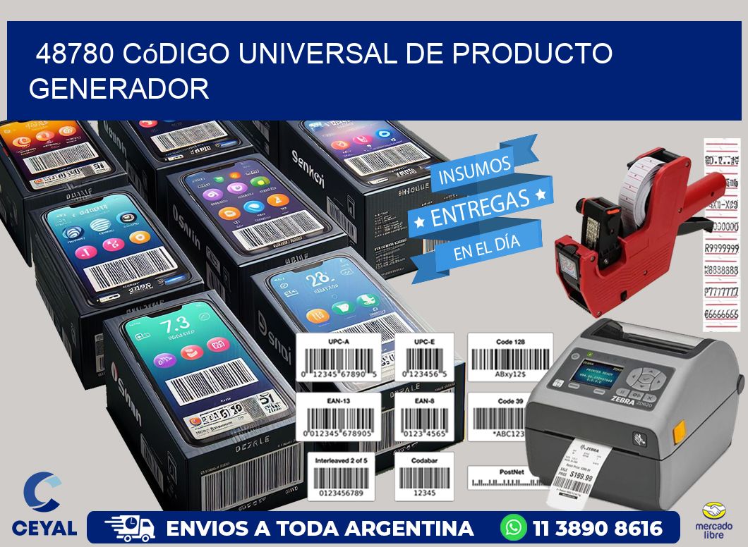 48780 Código universal de producto generador