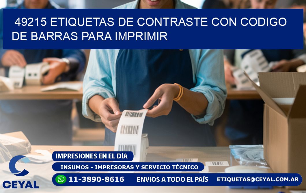 49215 etiquetas de contraste con codigo de barras para imprimir