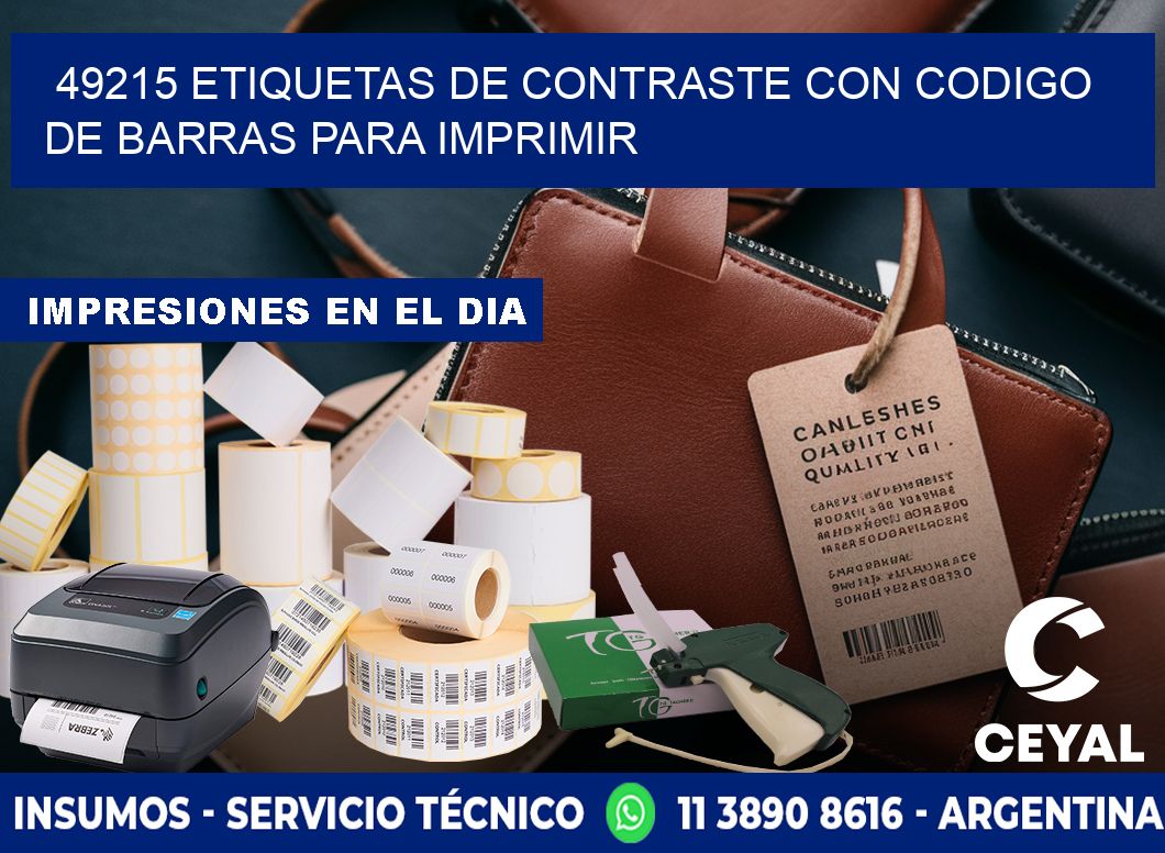 49215 etiquetas de contraste con codigo de barras para imprimir