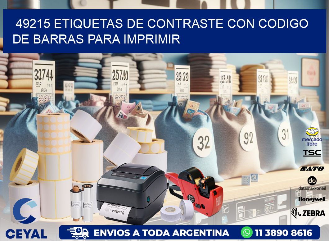 49215 etiquetas de contraste con codigo de barras para imprimir