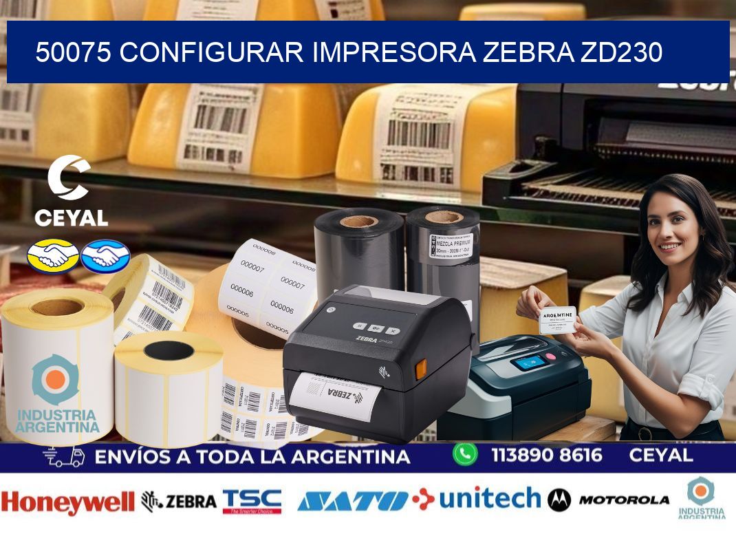 50075 configurar impresora zebra zd230