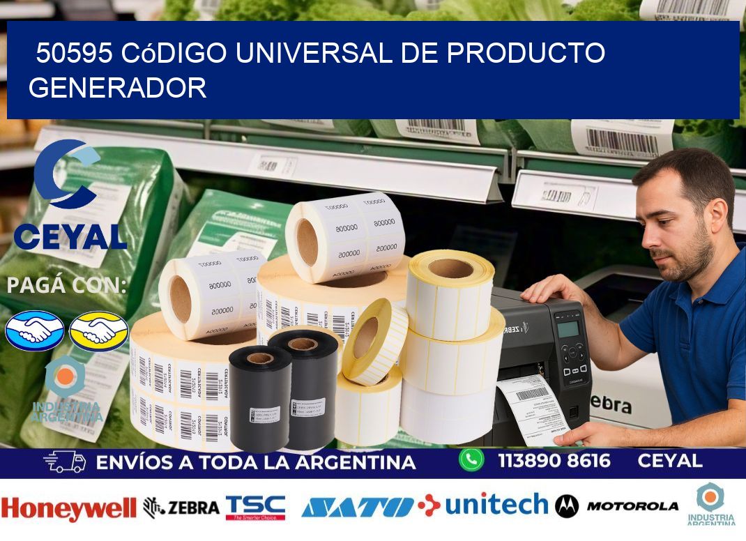 50595 Código universal de producto generador