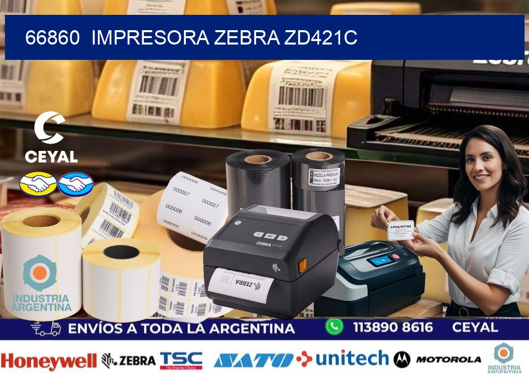 66860 Impresora Zebra zd421c