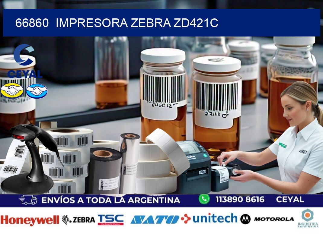66860 Impresora Zebra zd421c