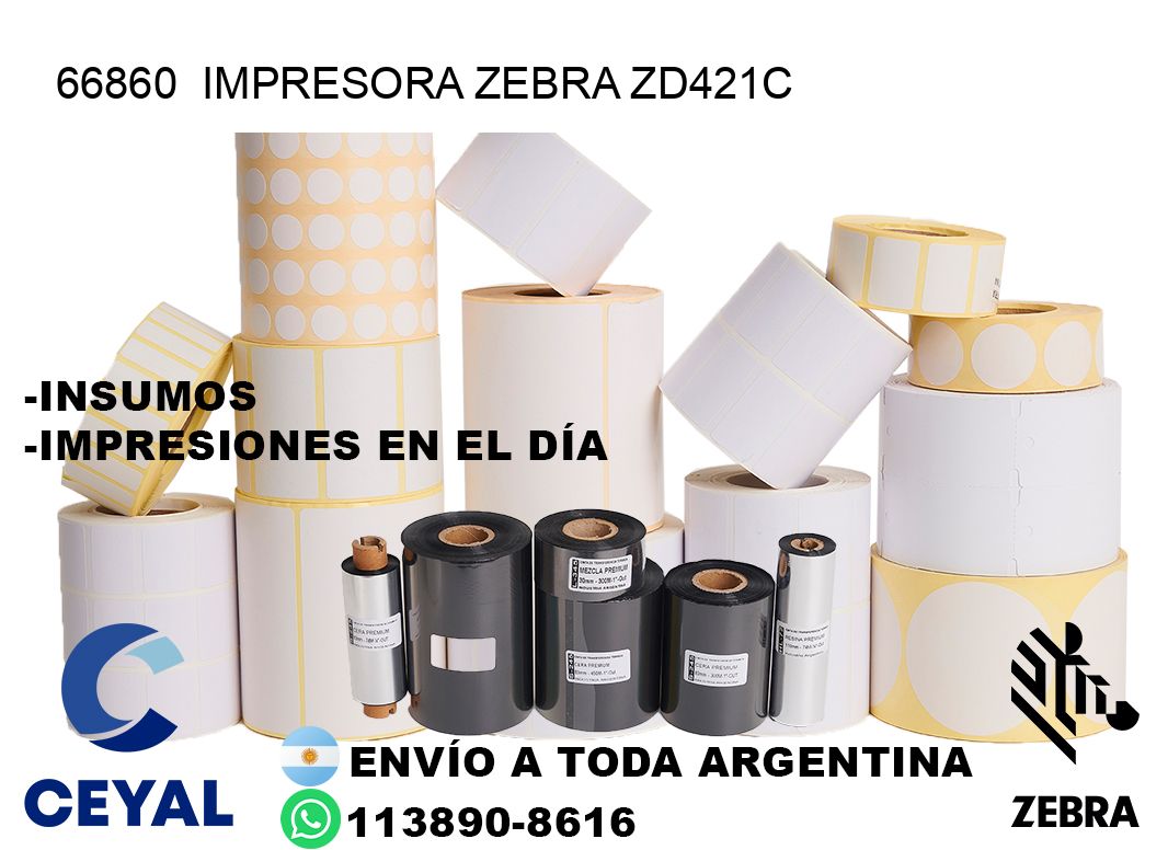 66860  Impresora Zebra zd421c