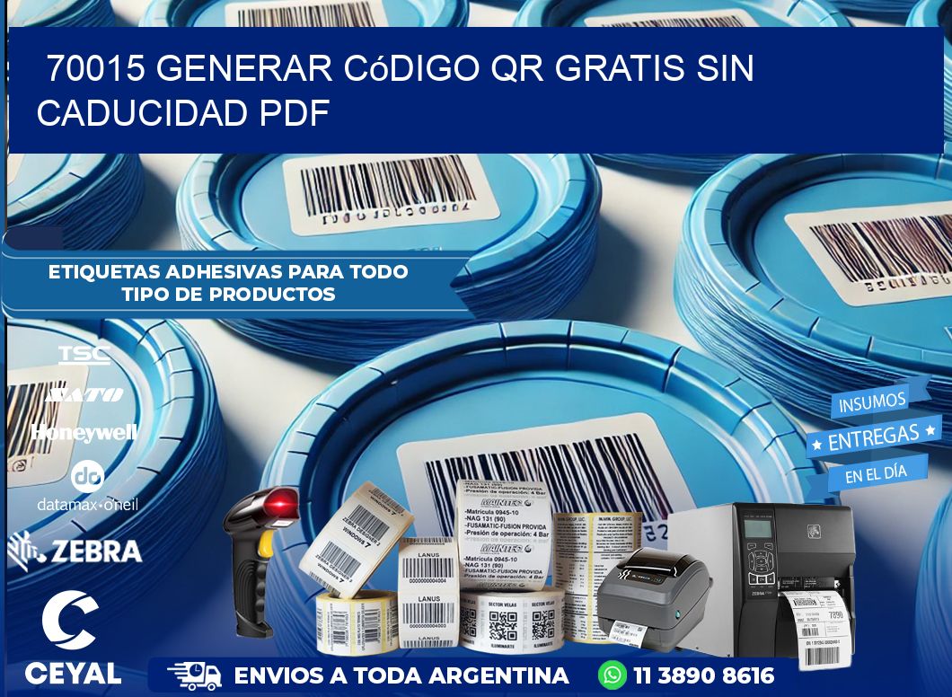 70015 Generar código QR gratis sin caducidad PDF