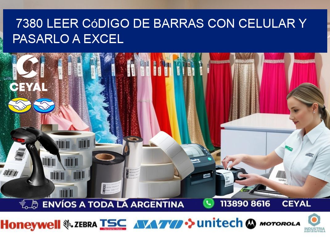 7380 Leer código de barras con celular y pasarlo a Excel