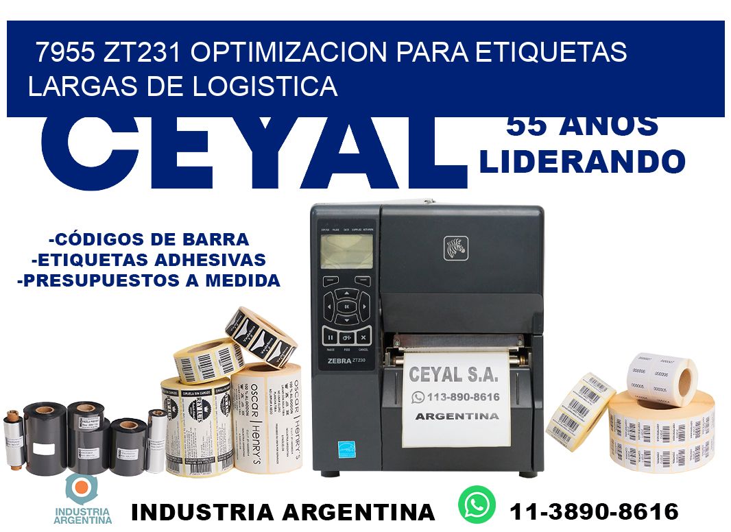 7955 zt231 optimizacion para etiquetas largas de logistica