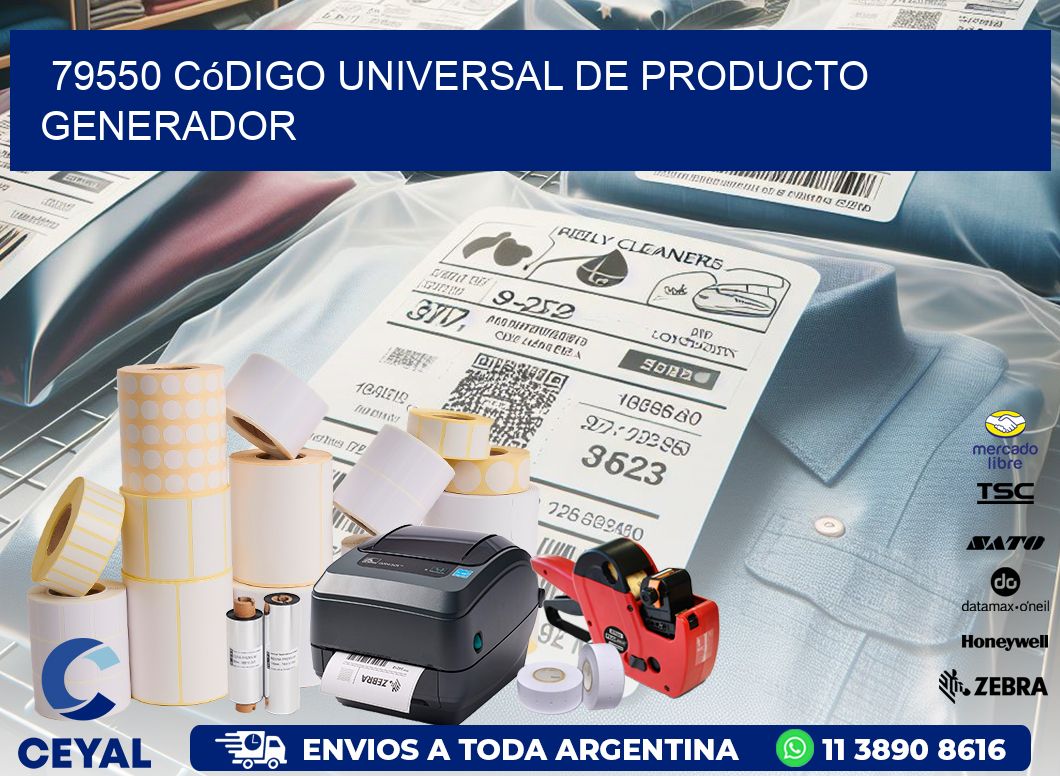 79550 Código universal de producto generador