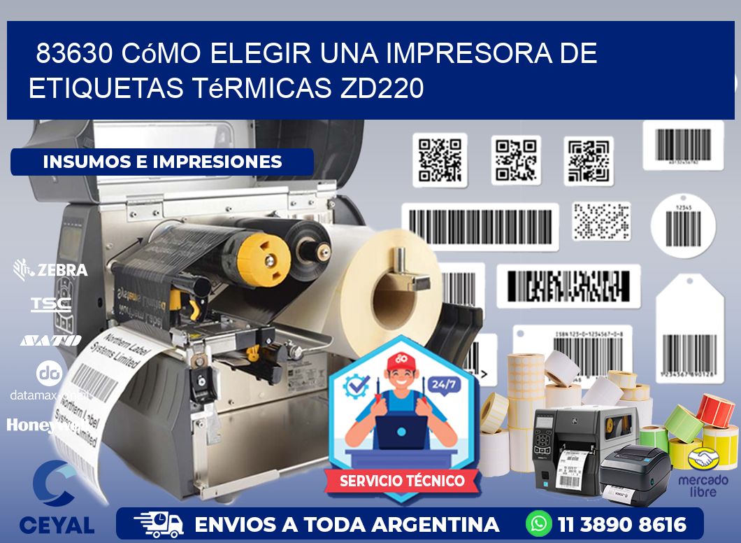 83630 cómo elegir una impresora de etiquetas térmicas ZD220