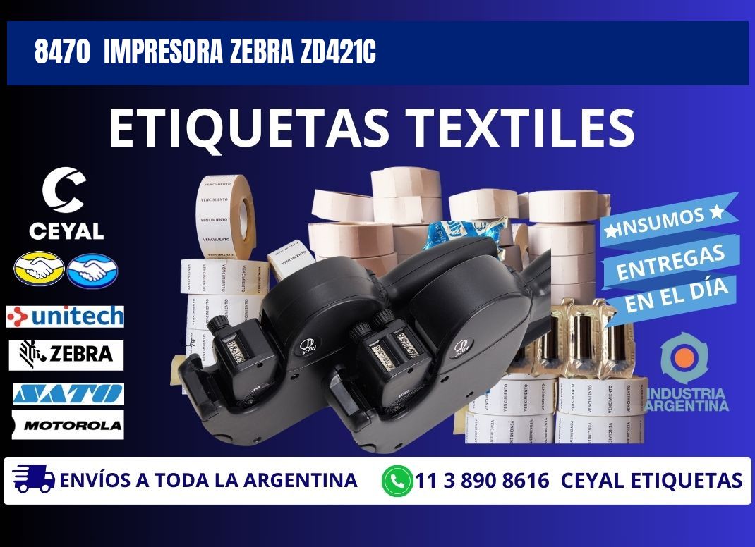 8470 Impresora Zebra zd421c