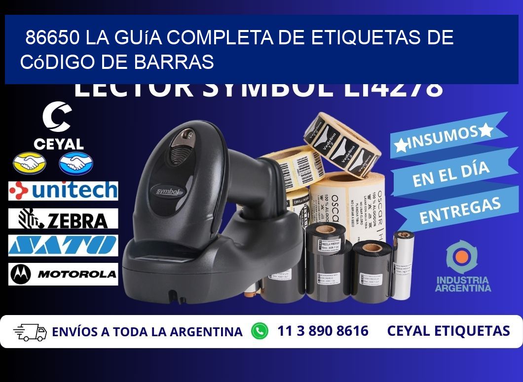 86650 La guía completa de etiquetas de código de barras