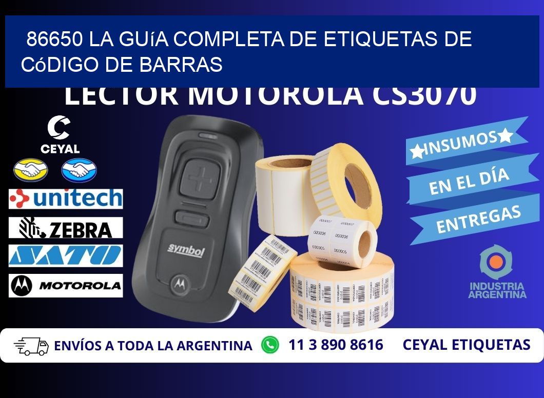 86650 La guía completa de etiquetas de código de barras
