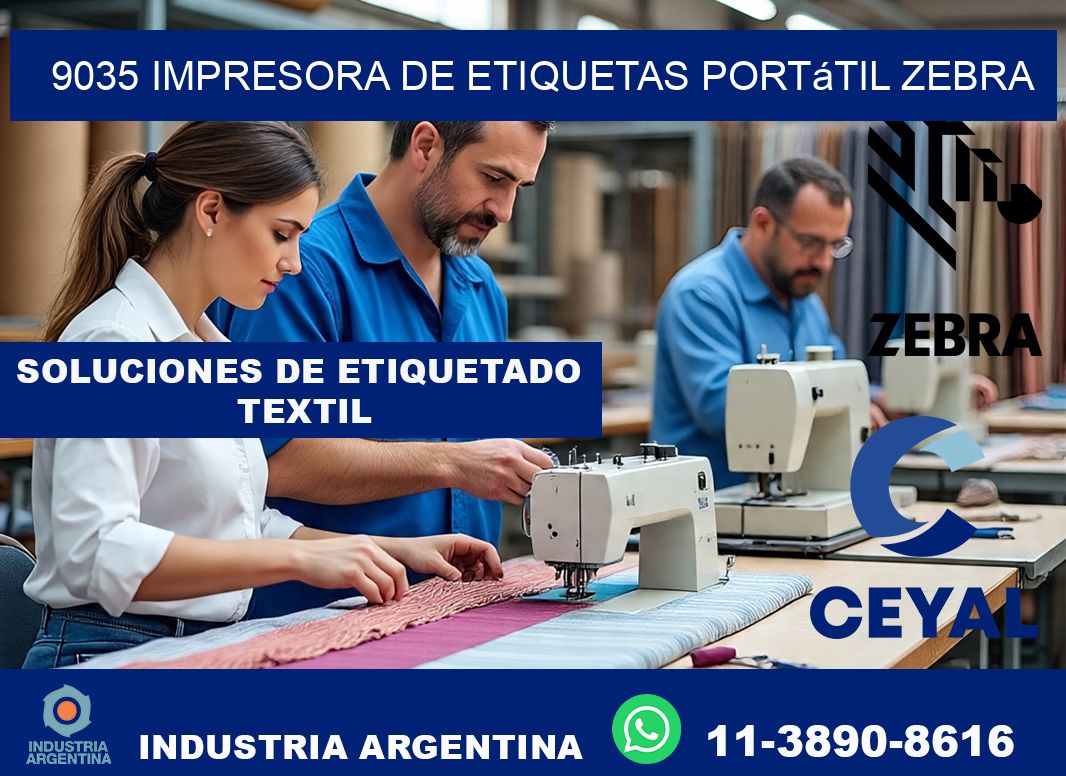 9035 impresora de etiquetas portátil Zebra