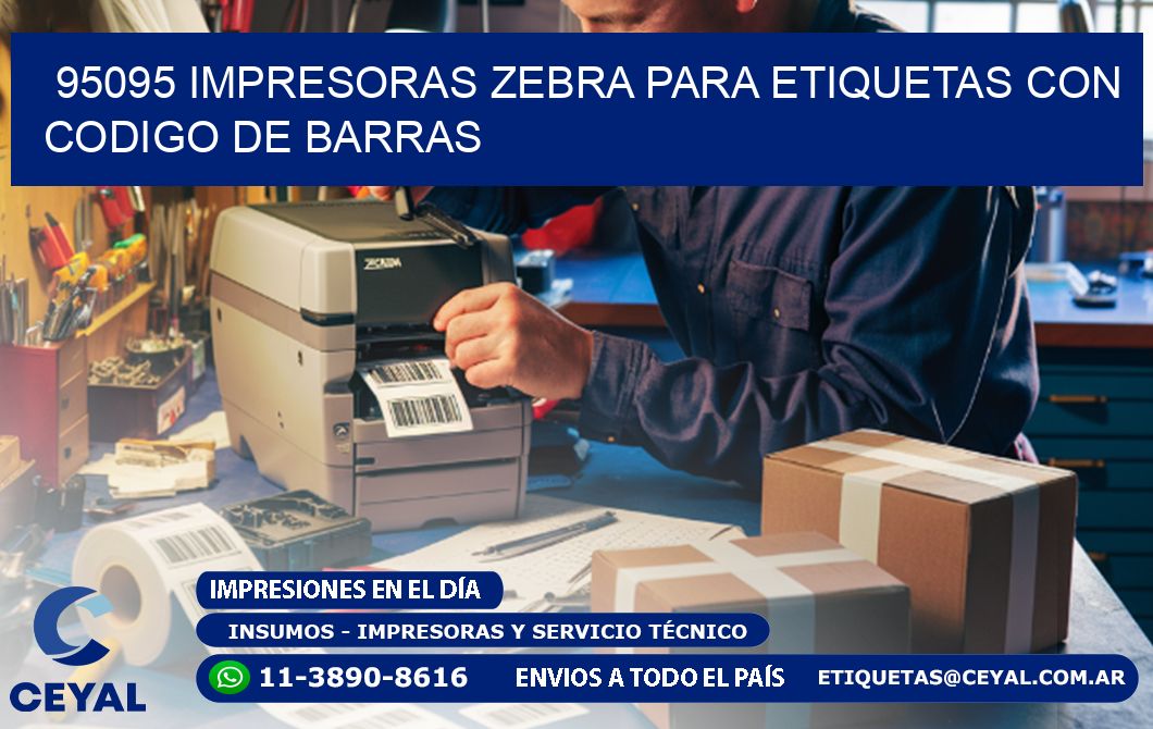 95095 impresoras zebra para etiquetas con codigo de barras