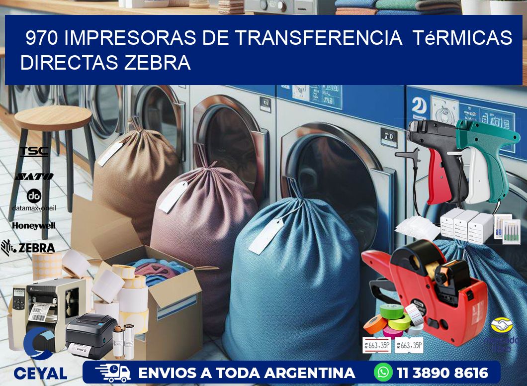 970 impresoras de Transferencia térmicas directas zebra