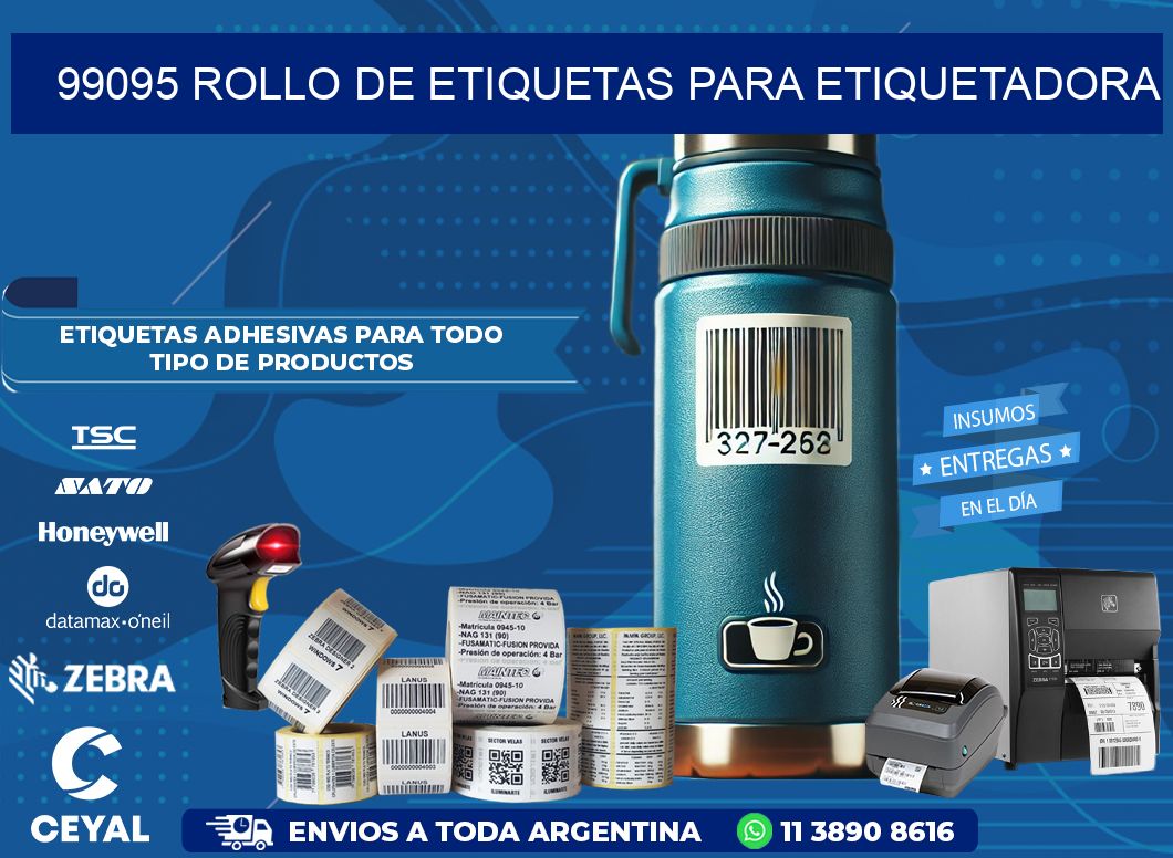 99095 rollo de etiquetas para etiquetadora