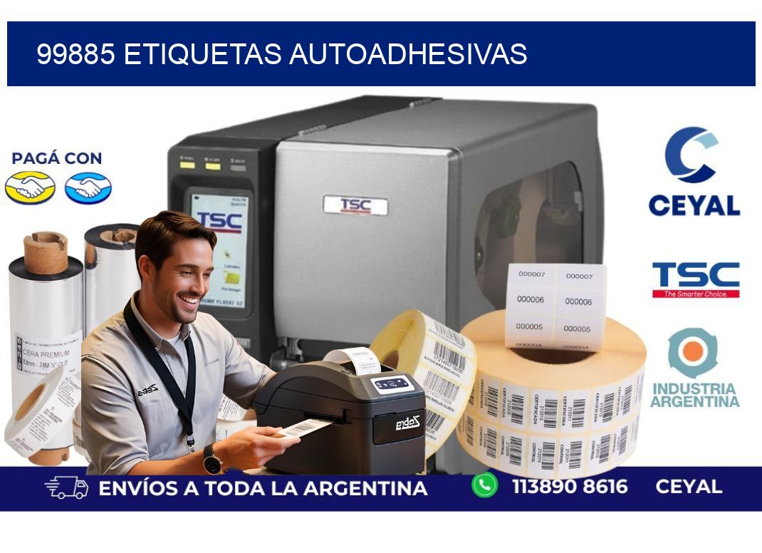 99885 Etiquetas autoadhesivas