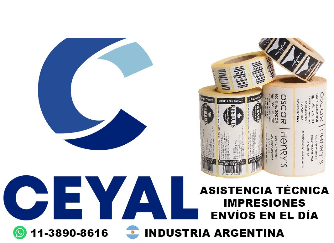 impresora SATO + 34855 etiquetas + ribbon