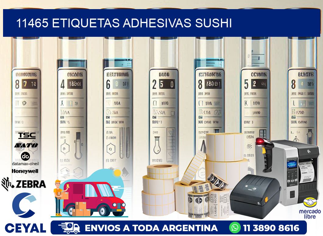 11465 etiquetas adhesivas sushi