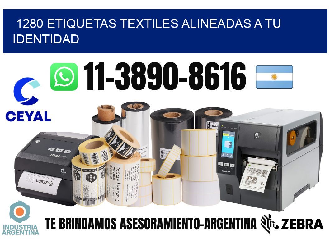 1280 Etiquetas textiles alineadas a tu identidad