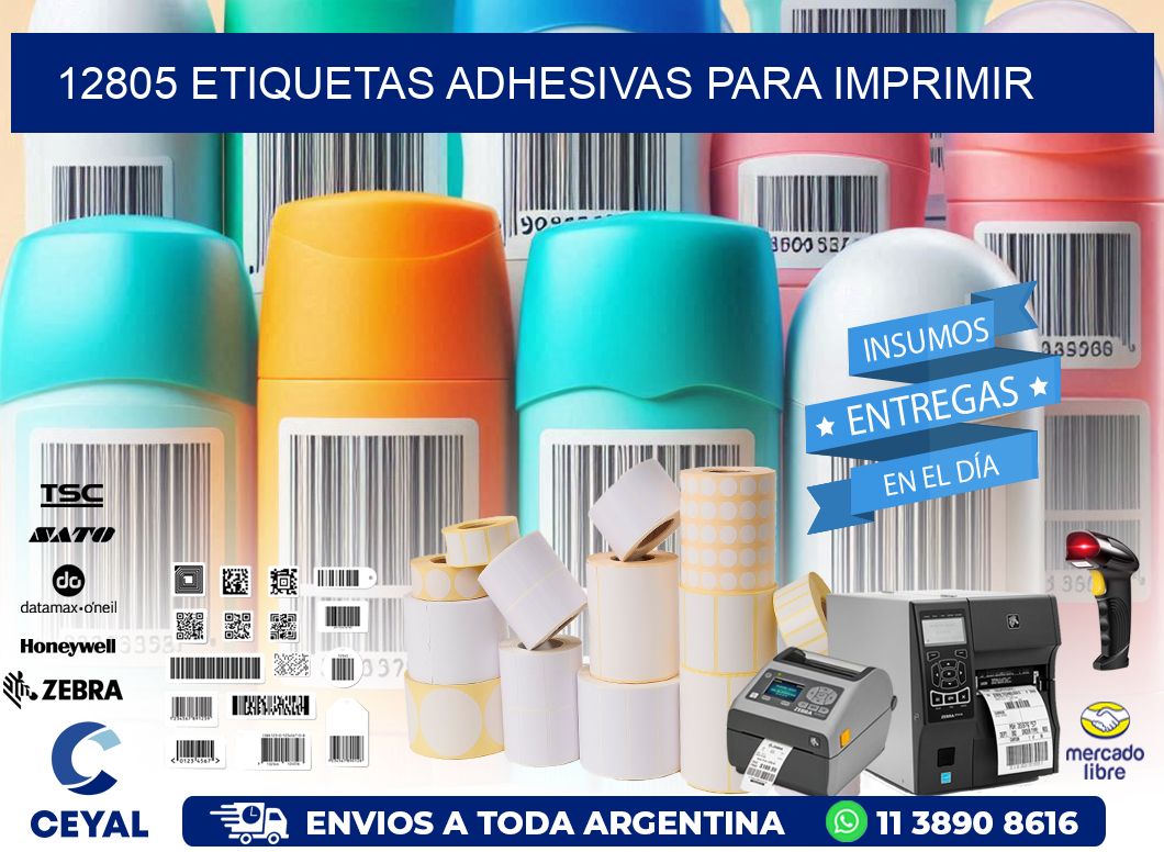 12805 etiquetas adhesivas para imprimir