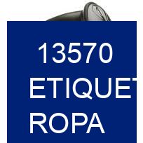 13570 Etiquetas ropa para marcas de moda contemporánea